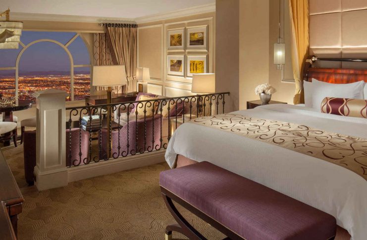En af de store værelser på Venetian Resort Hotel Casino - Pressefoto