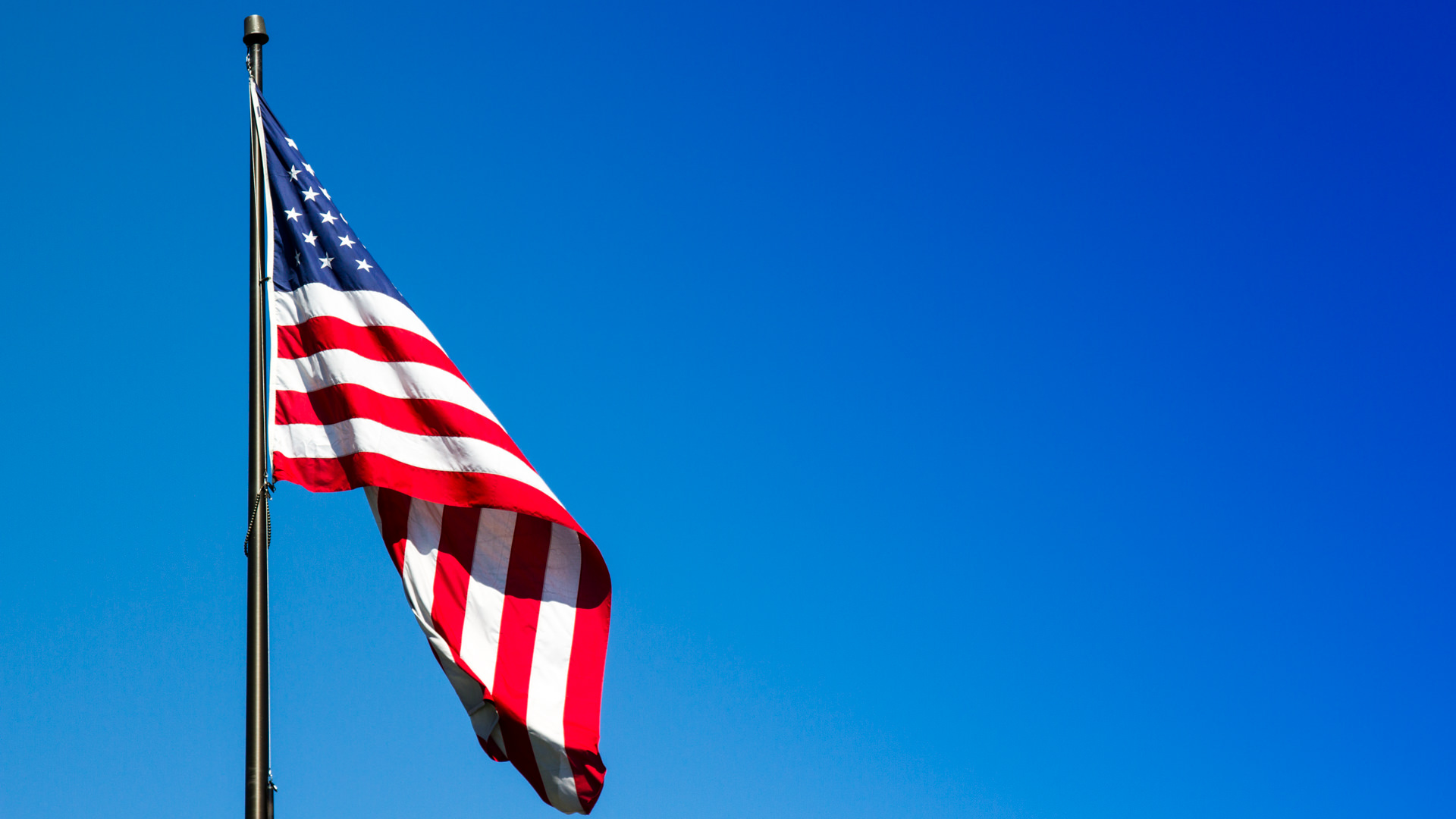 Stars and Stripes, det amerikanske flag, er amerikanernes stolthed og det ses overalt i Las Vegas - Foto: André Stæhr